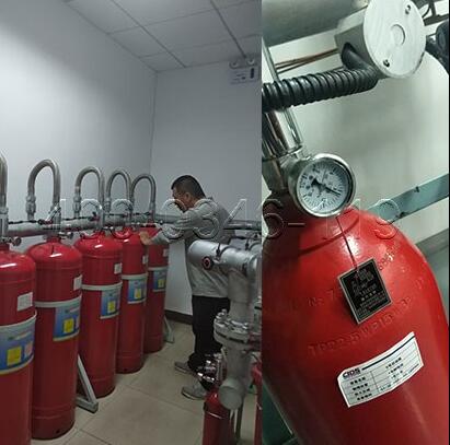 為房山區琉璃河某醫院氣體滅火系統調試檢測
